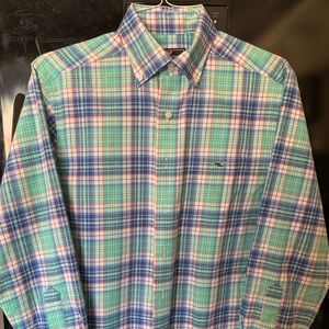 Vineyard Vines small LS Classic Fit Tucker shirt